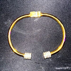 Woman’s stainless steel CZ bangle
